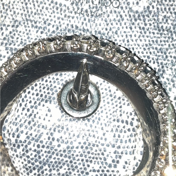 Jimmy Choo Madeline Swarovski crossbody in lizard print - Picture 3 of 9